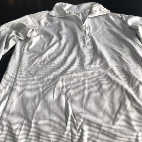 Under Armour Heat Gear Long Sleeve Zip Up Shirt - Picture 2 of 8